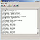 Screenshot of WAVE To MP3 Transformer 1.0