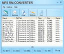 Captures d'cran de MP3 RM Converter 1.00