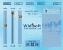 Screenshot of Audio To MIDI VST (PC) 1.10