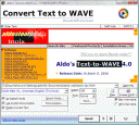 Screenshot of Aldo's Text-to-WAVE 4.0